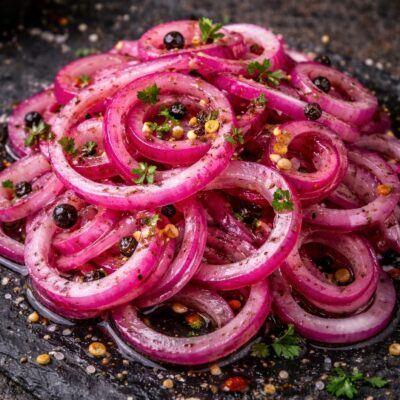 Маринованный красный лук