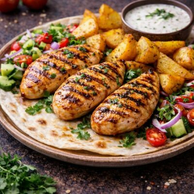 Шашлык из куриного филе
